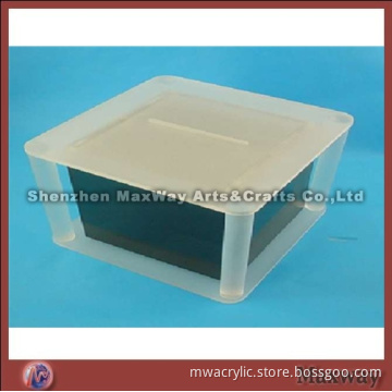 High Grade Frosted Acrylic/Perspex Suggestion/Ballot Box